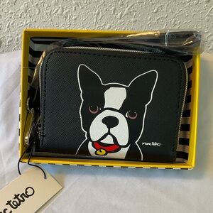 NWT! Marc Tetro Boston Terrier Wallet